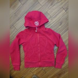 Lululemon Size 4 Red Scuba Hoodie